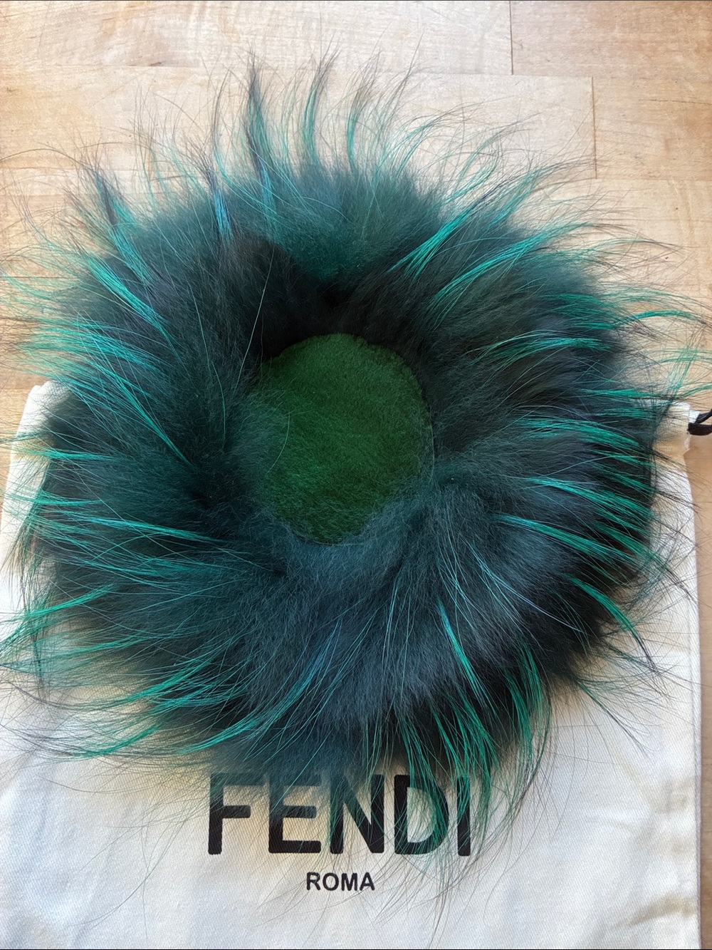 Huge Fendi Fur Brooch Pin!